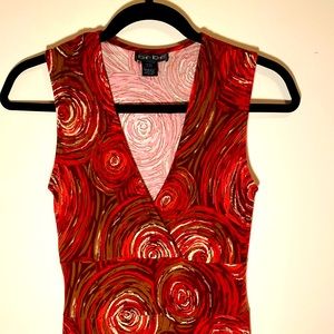 BEBE V Neck Knee length Dress